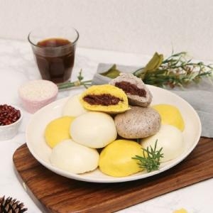 안흥식품  할매 쌀찐빵 20개 + 흑미 쌀찐빵 20개 + 단호박 쌀찐빵 20개