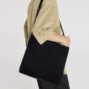 디어백 베이직한 빅포켓 캔버스 에코백_HT1800