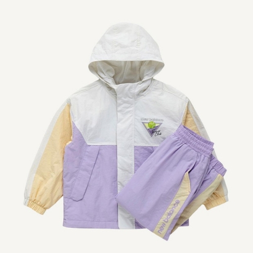 뉴발란스키즈 배색 우븐 트레이닝세트 (NK9YD1201U)