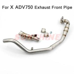 혼다  X-ADV 750 ADV750 오토바이 머플러 배기 슬립 풀 시스템 모터크로스 프론트 파이프 헤더 수정된
