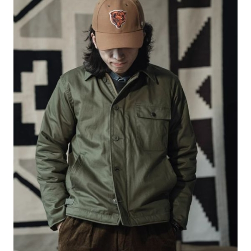 에스티오 NON CK USN A-2 덱자켓 플리스 숏기장 논스탁 브론슨 516949