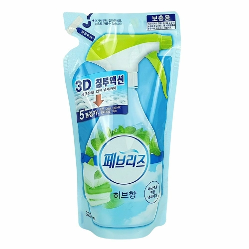 페브리즈 허브향 리필 320ml
