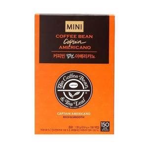 커피빈  캡틴 아메리카노 스틱커피 150개입 1개