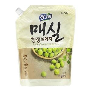  참그린 매실 청정설거지 리필 1kg(960ml) [1개]