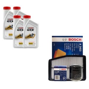 캐스트롤  YF 소나타 2.0 LPG 누우엔진 GTX 5W30 4L /SP 엔진오일세트