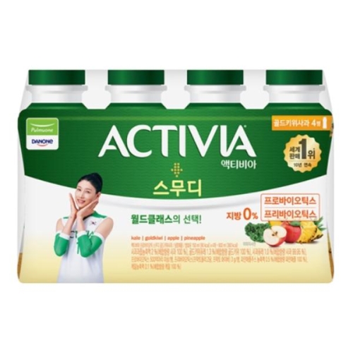 풀무원다논  액티비아 프로바이오틱 스무디 골드키위사과 150ml