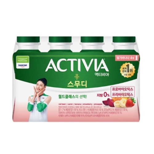 풀무원다논  액티비아 프로바이오틱 스무디 딸기바나나 150ml
