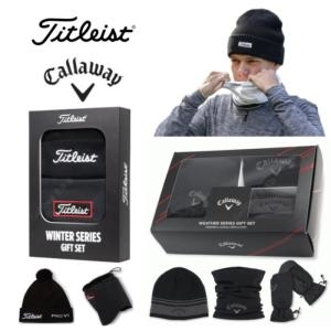 타이틀리스트  캘러웨이 겨울 골프 선물세트 골프비니 넥워머 골프장갑 옵션