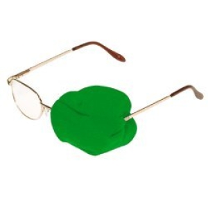  Green Eyeglass Patch