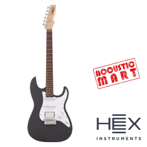 헥스  일렉기타 E100 SG 입문용 Slate Gray 색상