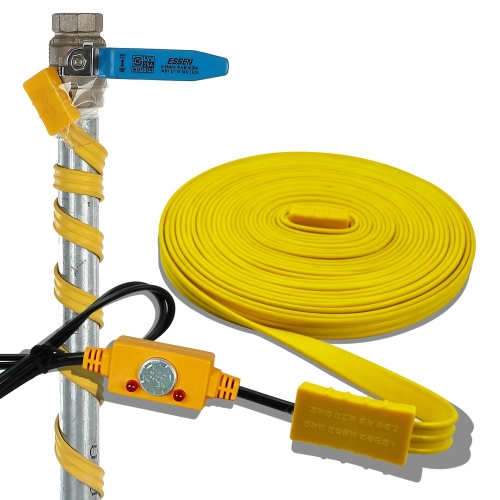 우주전열  수도관 배관 동파방지 노란열선 자동센서형 1m/ 2m/ 3m/ 5m/ 10m/ 20m/ 30m/ 50m 1개 1m