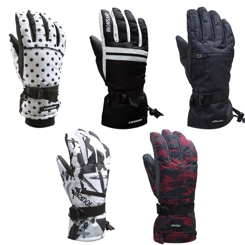 오프스노우  이중방수 스키장갑 보드장갑 성인 아동 주니어 OF2201 A타입화이트LM사이즈