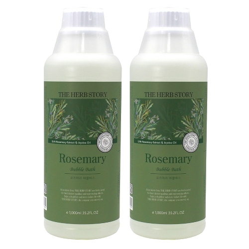 더허브스토리 버블바스 로즈마리 1000ml