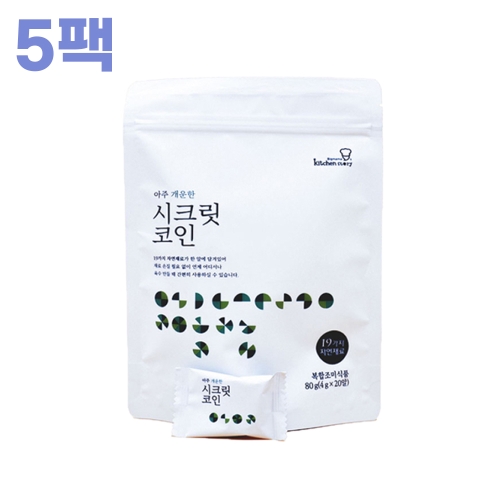 빅마마 이혜정의 아주 개운한 시크릿코인 80g(4gx20입)