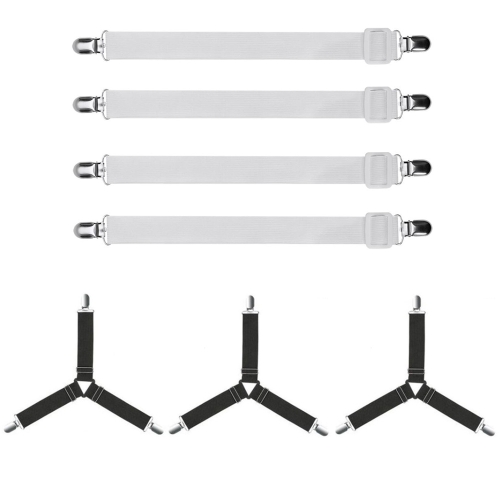 스프렉스  침대시트 고정밴드 이불패드고정 집게 DS-E353 일자형