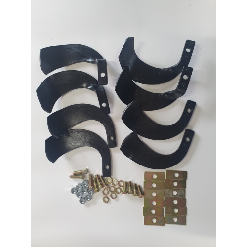 아세아 태광 관리기 부속 4구 구굴기 날 세트 볼트세트포함 1개