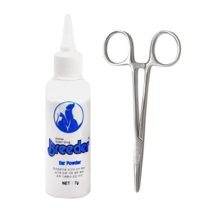 엔젤룩스 브리더 파우더 이어징크  7g + 겸자가위 귀털제거용