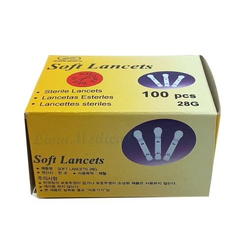세원양행 소프트 란셋 채혈침 28G