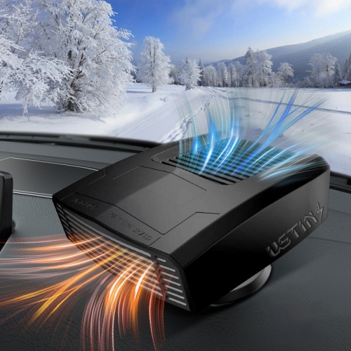 우스틴스  차량용히터 온풍기 시거잭 난방 앞유리 자동차 열풍기 검은색 1개