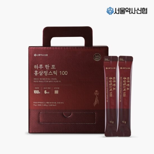 서울약사신협 하루 한 포 홍삼정스틱100 10g 100포