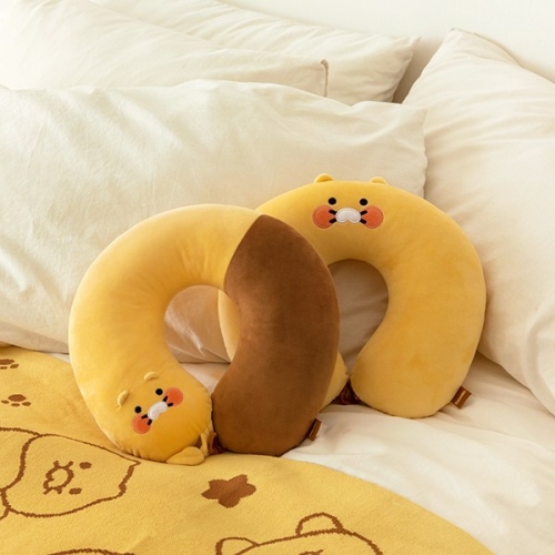 카카오프렌즈  춘식이 목쿠션 여행용 목베개