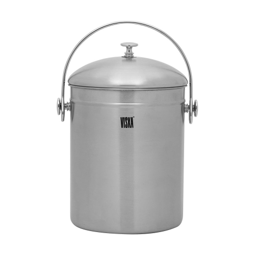 스텐레스  음식물쓰레기통 5L/아이스버킷/휴지통/주방용품