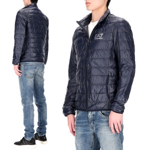 엠포리오아르마니 EA7 로고 8NPB01 PN29Z 1578 남성 덕다운 경량 패딩 자켓