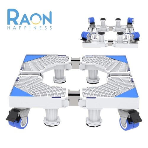 Raon 세탁기 받침대 12발 싱글 RJS-R01[기본프레임+바퀴, 화이트] - 에누리 가격비교