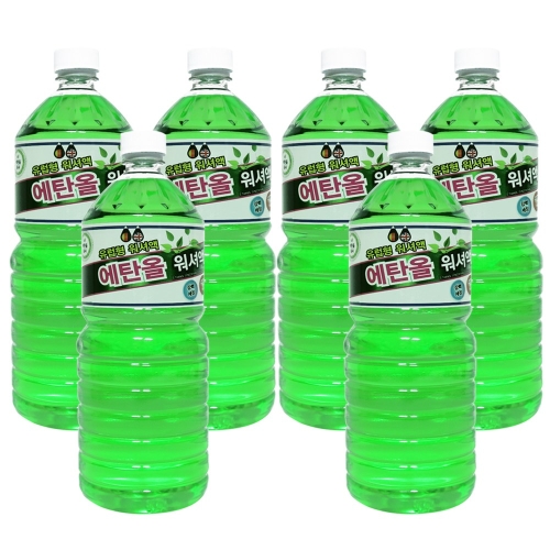 탑크린 에탄올 워셔액 1.8Lx6개 사계절 자동차 친환경 6Ea 1800ml - 에누리 가격비교