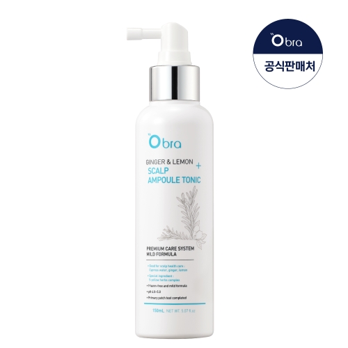 오브라 진저 앤 레몬 앰플 토닉 150ml