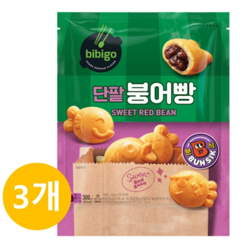 CJ제일제당 비비고 단팥 붕어빵 300g