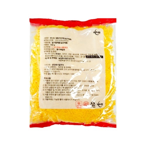 삼진푸드  맛나는 냉동 지단채 700g