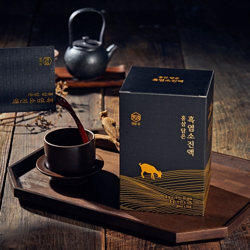 천담온 홍삼 담은 흑염소진액 진 90ml 30포