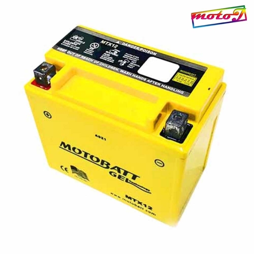 모토뱃  오토바이 젤배터리 MTX12 YTX12-BS 1개