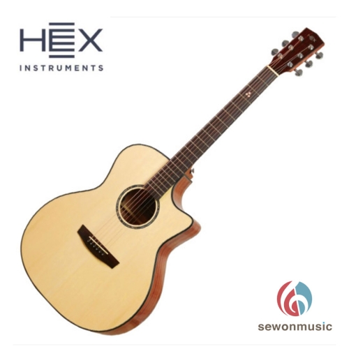 헥스  통기타 STING GA300CE 탑솔리드 GA바디 픽업장착