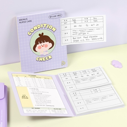 뽀너스  널스 케어 접착식 점착 떡메모지