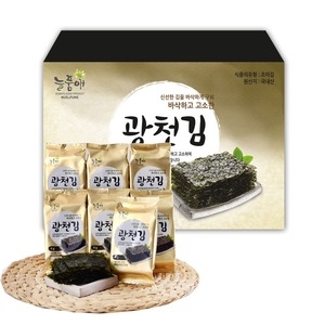 광천맛김식품 늘품애 황금빛 광천도시락김 선물세트 [1개]