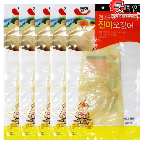 정화식품  전기구이 진미오징어 55g 5개