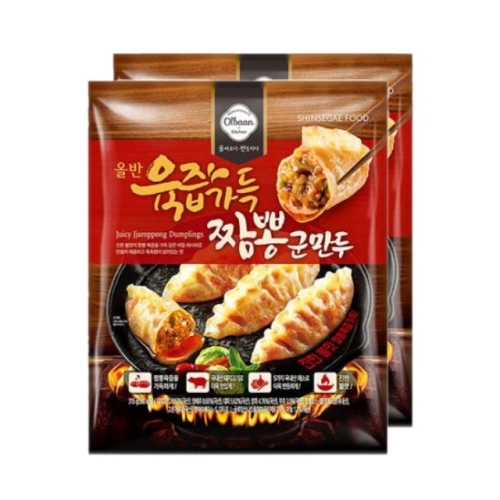 올반 육즙가득 짬뽕군만두 315g 2개 - 에누리 가격비교