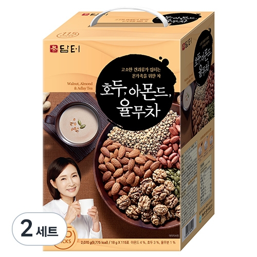 담터  호두 아몬드 율무차 18g 115개입 2개