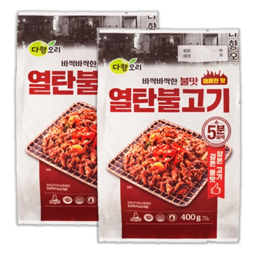 다향오리  열탄불고기 매콤한 맛 400g