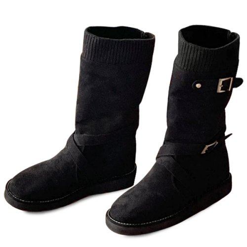 KamiEtMuse kami et muse 스웨이드 하프 부츠_KM23w078