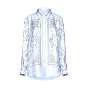 버버리 셔츠 8071092 A1141 PALE BLUE IP PAT