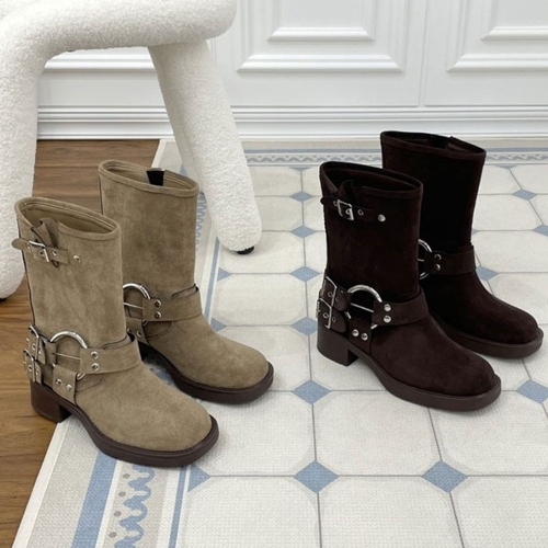 홀릭 HKR016 여성 롱부츠 가을 겨울 패션 가죽 부츠