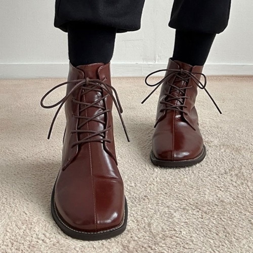 홀릭 HKR065 여성 워커 발편한 가을 겨울 패션 부츠 부츠