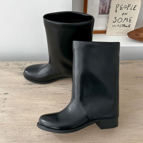 홀릭 HKR007 여성 롱부츠 가을 겨울 패션 워커 검정