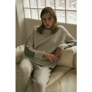 라펠 소로브 캐시미어 블렌드 하이넥 니트 탑 LMWT718