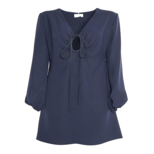 파로쉬 미디 원피스 POKER D725216214540 BLUE