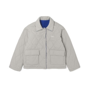 코치 유씨엘에이 진유니 공용 퀼팅 플리스 리버서블 패딩 점퍼 UZAUJ80