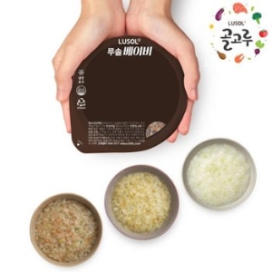 루솔 베이비 2단계 아기죽 180g 골고루 18팩